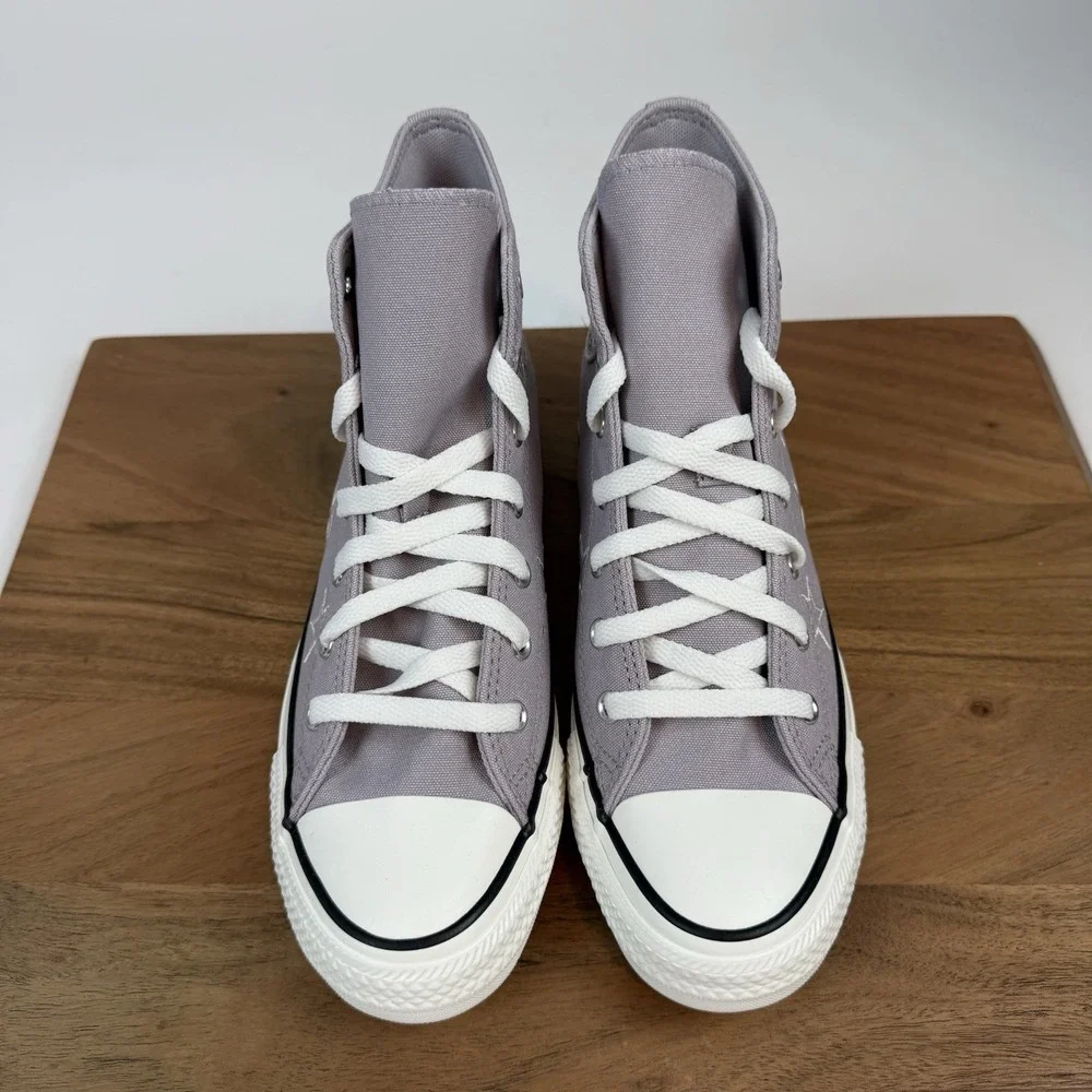 New Big Kids Converse Chuck Taylor All Star High‎ 'Starry' Sneaker Sz 6 Y